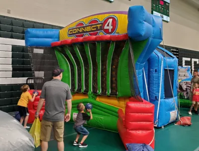 Giant Connect 4 basketball game